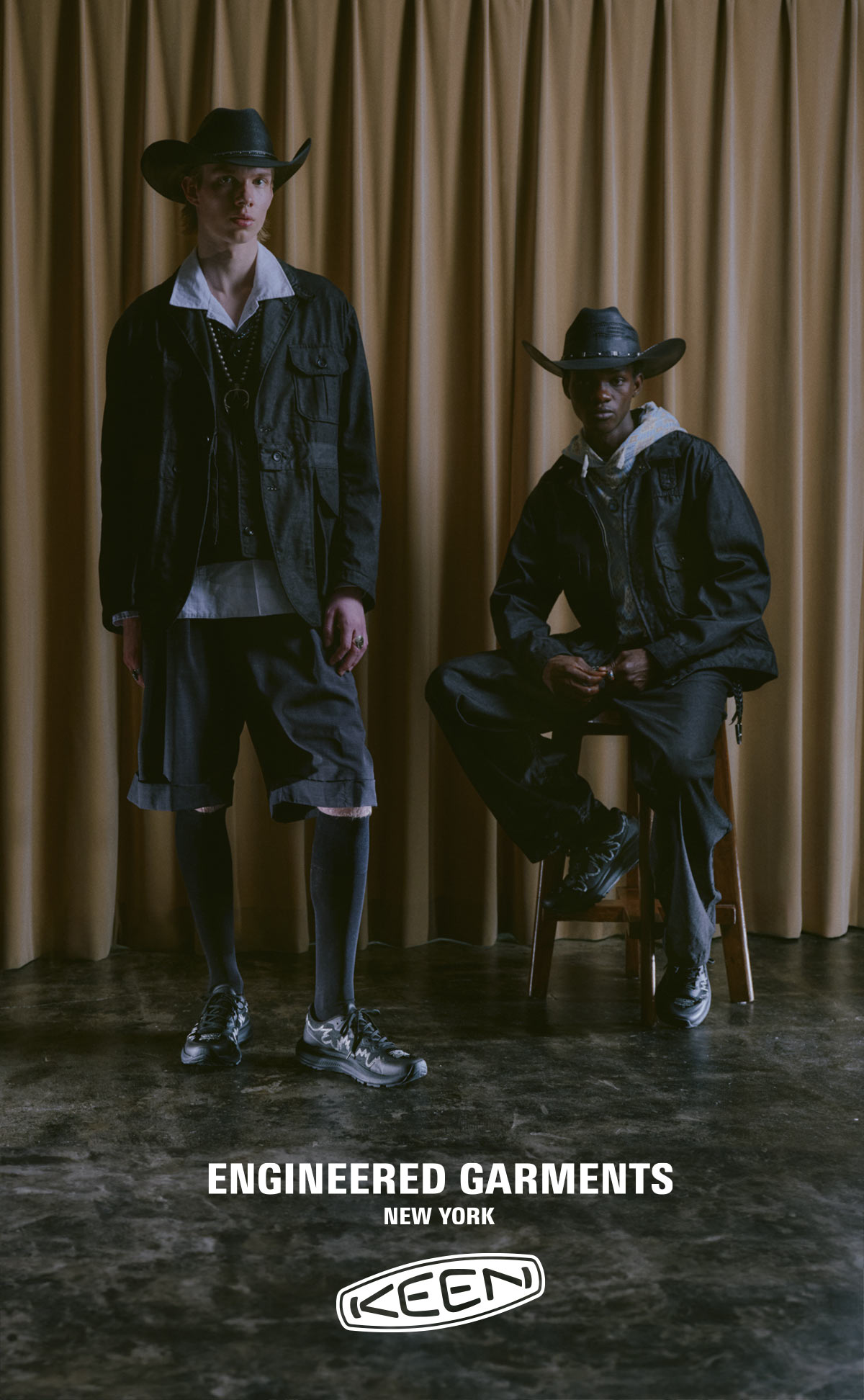 〈ENGINEERED GARMENTS〉x〈KEEN〉SPRING SUMMER 2025