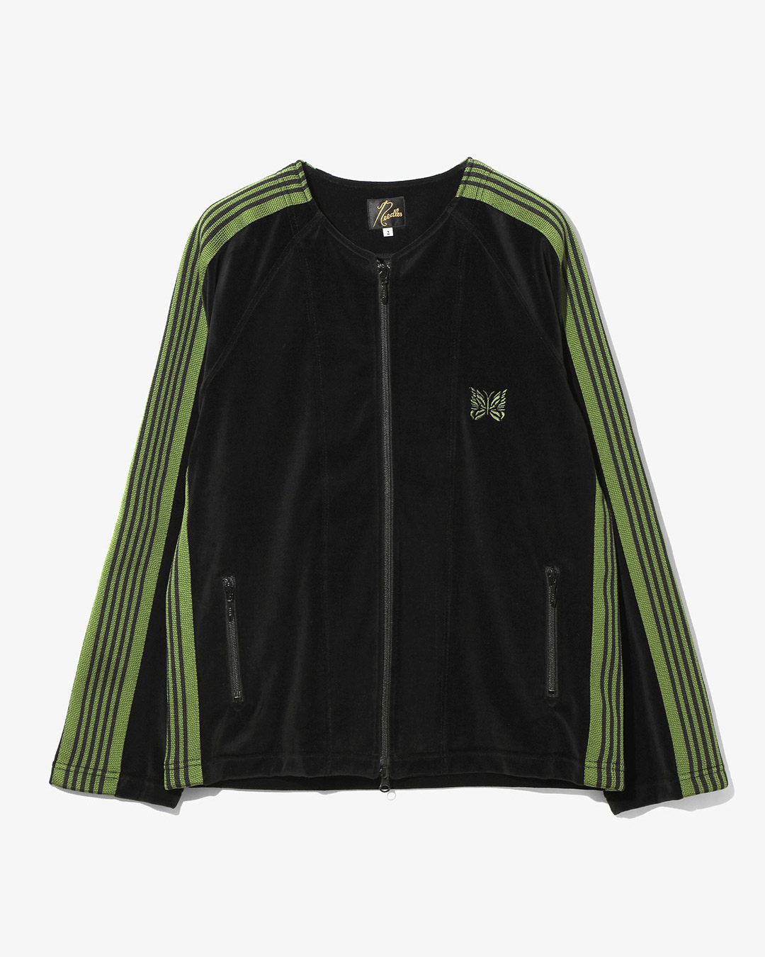 ZIPPED TRACK CARDIGAN – C/PE VELOUR ¥31,900