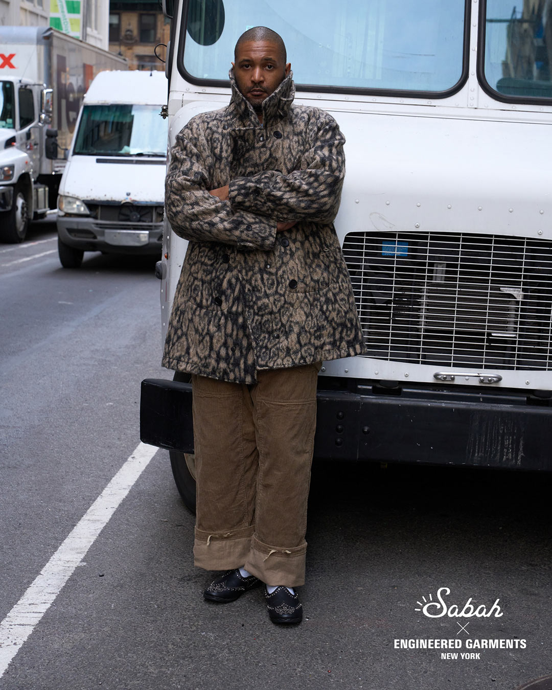 〈ENGINEERED GARMENTS〉×〈Sabah〉穴飾りデザインと、スタッズモデル２型が登場