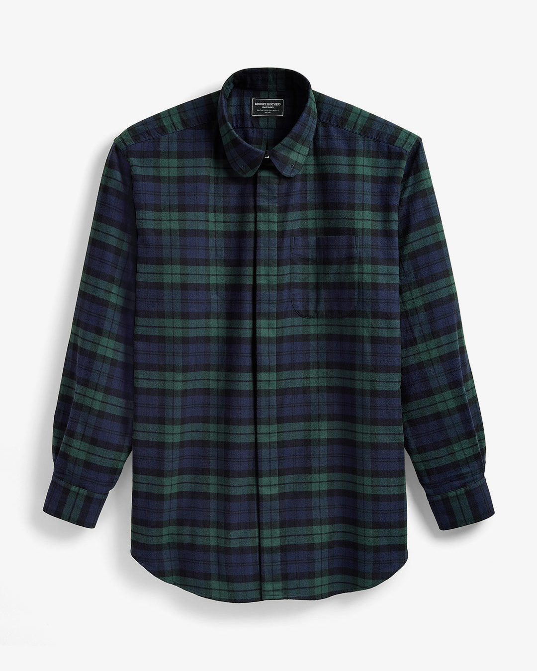 OVERSIZED ROUNDED COLLAR PINHOLE SHIRT ¥61,600