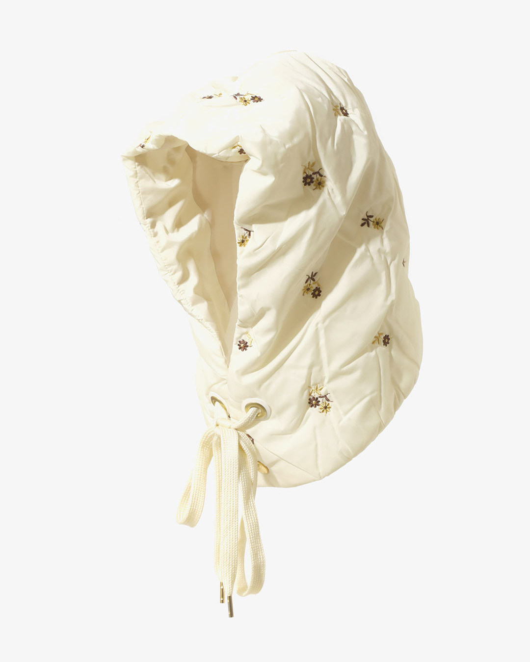 PADDED HOODY SCARF – ORIGINAL FLORAL EMB. ¥26,400