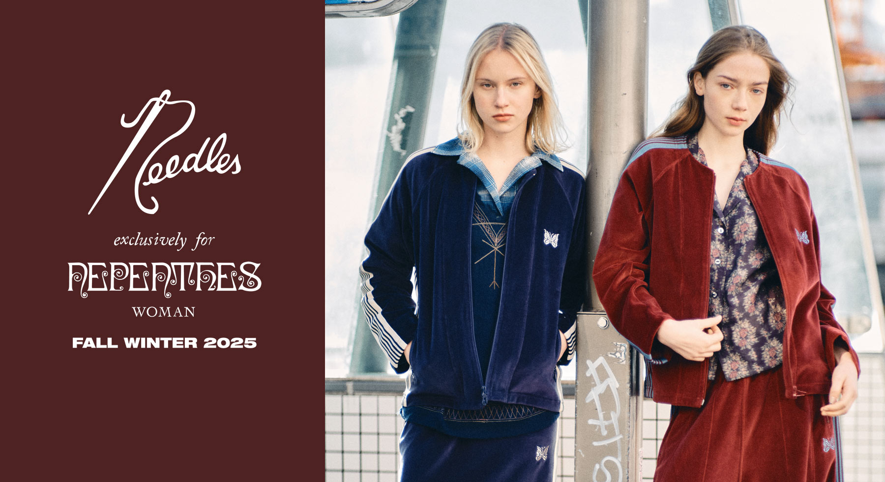 〈NEEDLES〉 FALL WINTER 2025
exclusively for NEPENTHES WOMAN