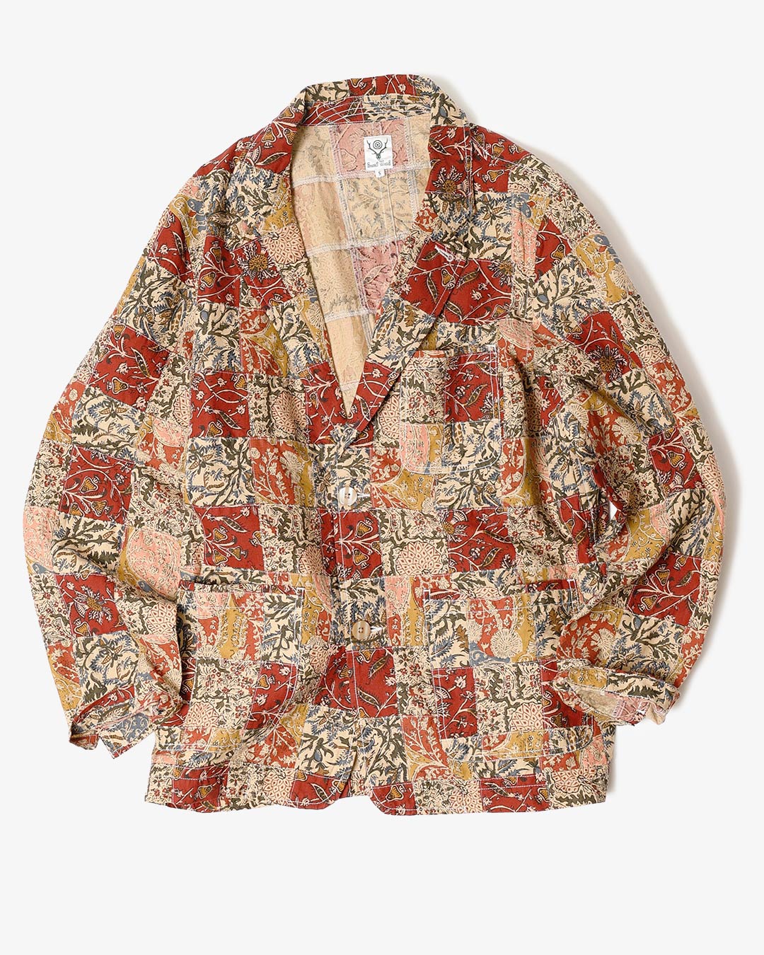 2B JACKET - BATIK PRINTED PATCHWORK ¥38,500