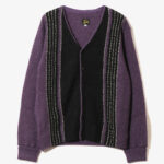 KNIT CARDIGAN - CREPE WEAVE STRIPE ¥37,400