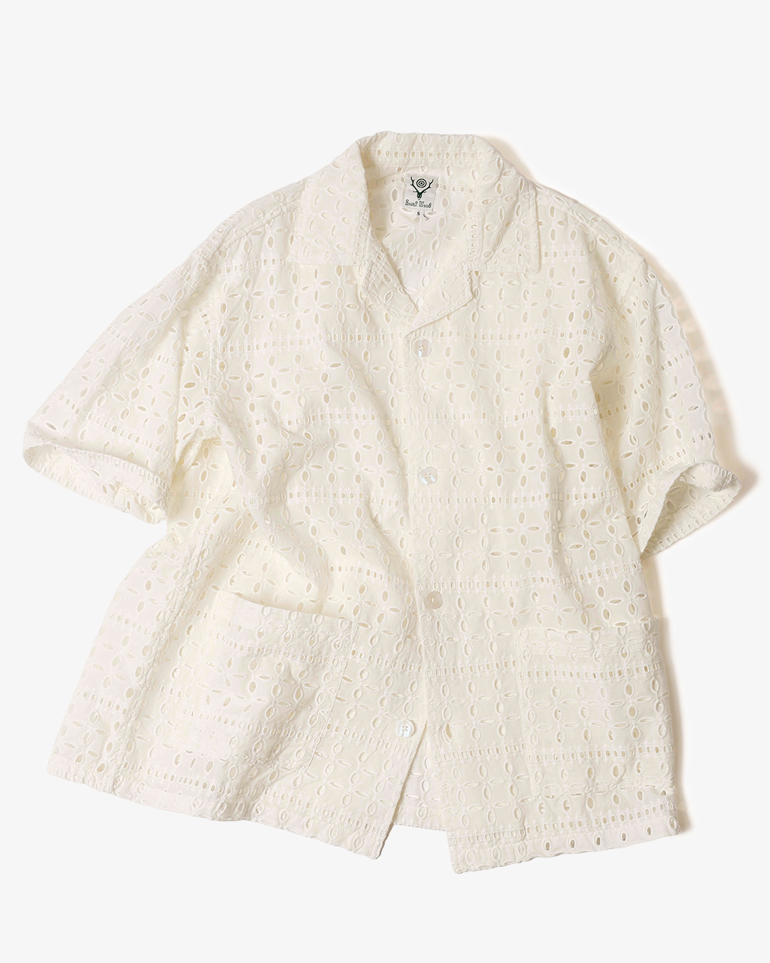 CABANA SHIRT - CUTWORK EMBROIDERY ¥26,400