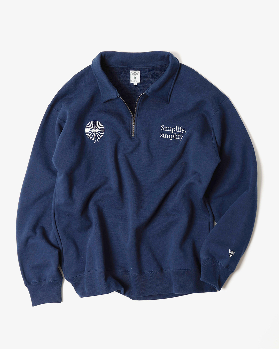 HALF ZIPPED SWEAT SHIRT - COTTON FRENCH TERRY ¥20,900