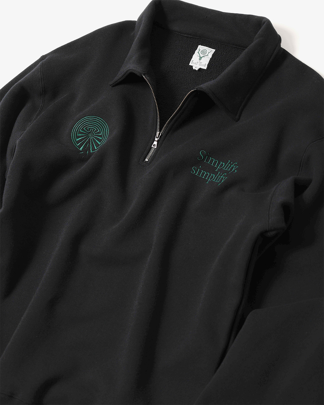 HALF ZIPPED SWEAT SHIRT - COTTON FRENCH TERRY ¥20,900