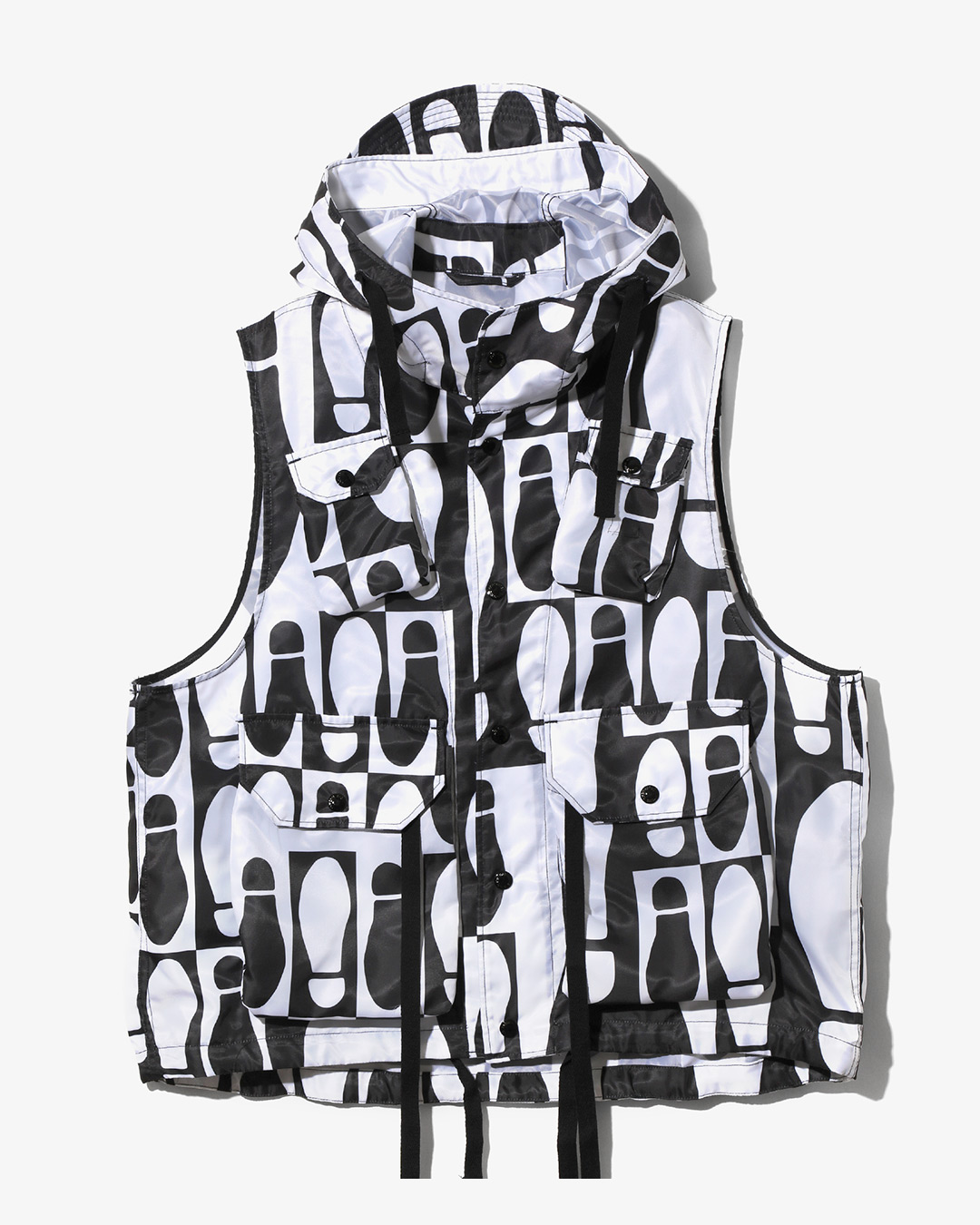 FIELD VEST - FOOT PRINT POLYESTER PILOT TWILL ¥59,400