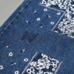 Bandana Embroidered. Denim Pant ¥57,200