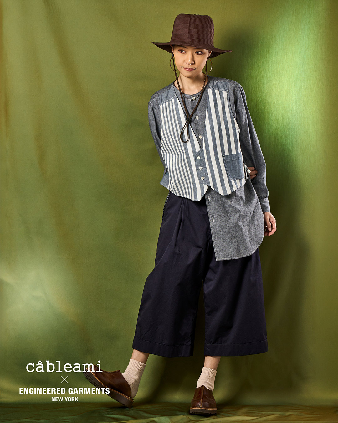 EG〉x〈Cableami〉4/17日（金）発売 柔らかくナチュラルな風合いのブレードハット