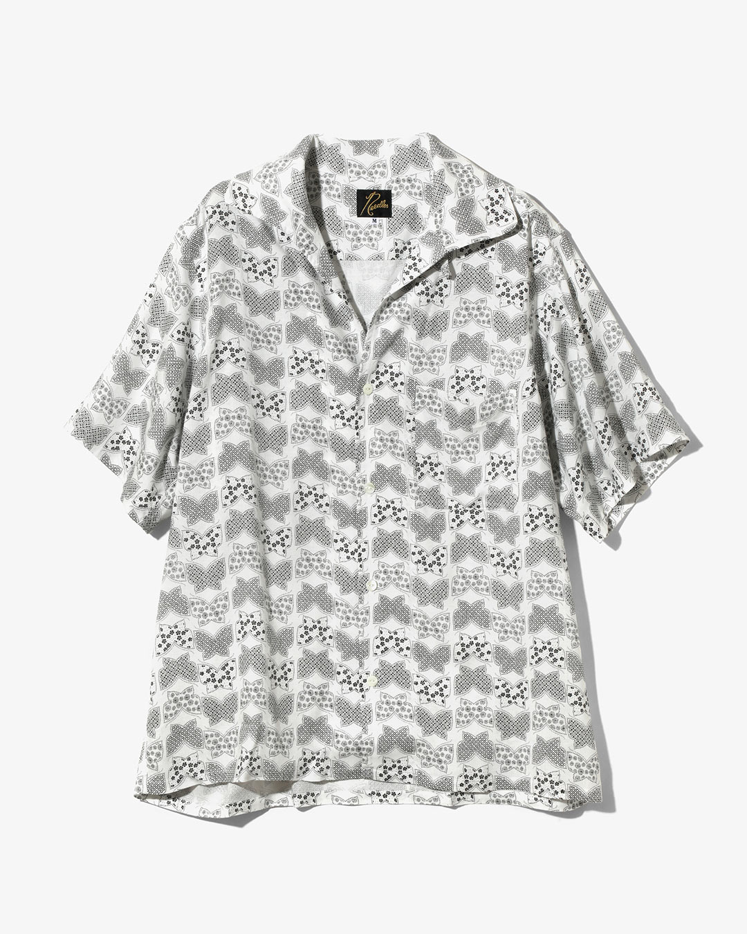 S/S Italian Collar Shirt - Papillon Print ¥30,800