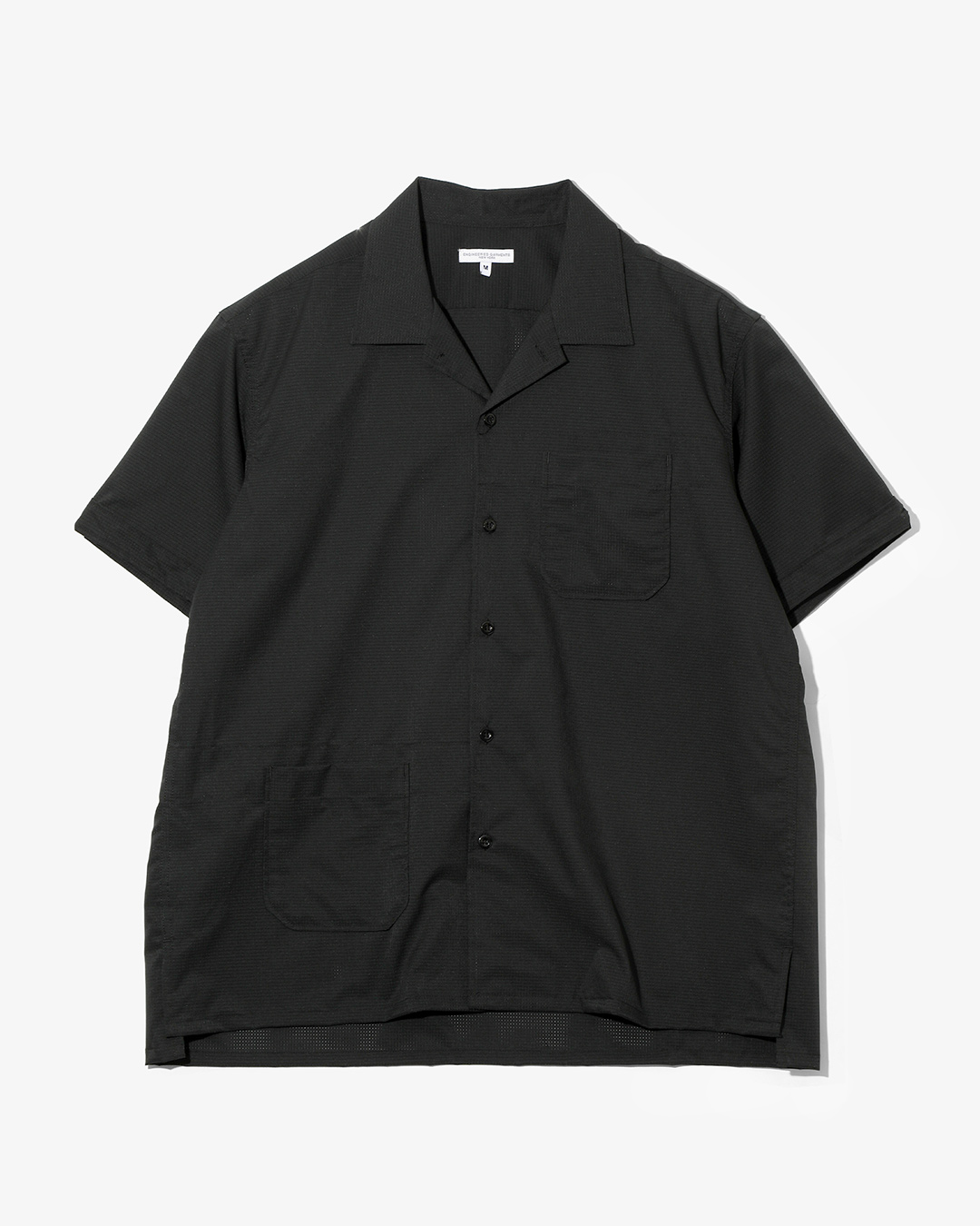 Camp Shirt - Black Polyester Mesh ¥36,300