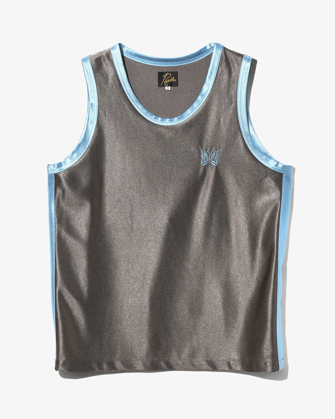 Papillon Emb. Side Line Tank Top - Tricot Sateen ¥12,100