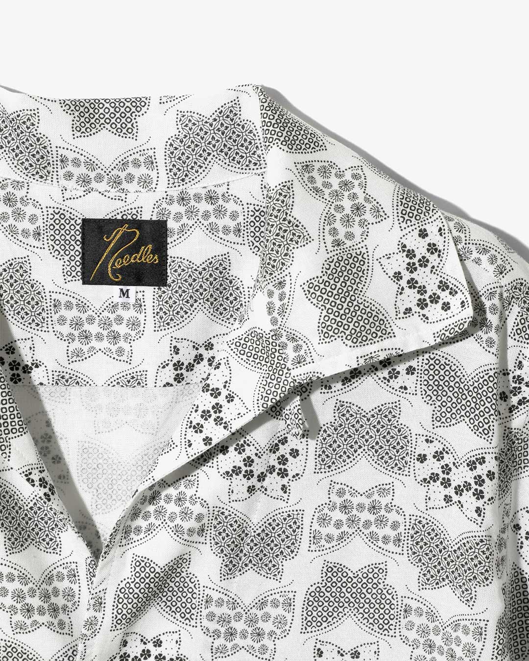 S/S Italian Collar Shirt - Papillon Print ¥30,800