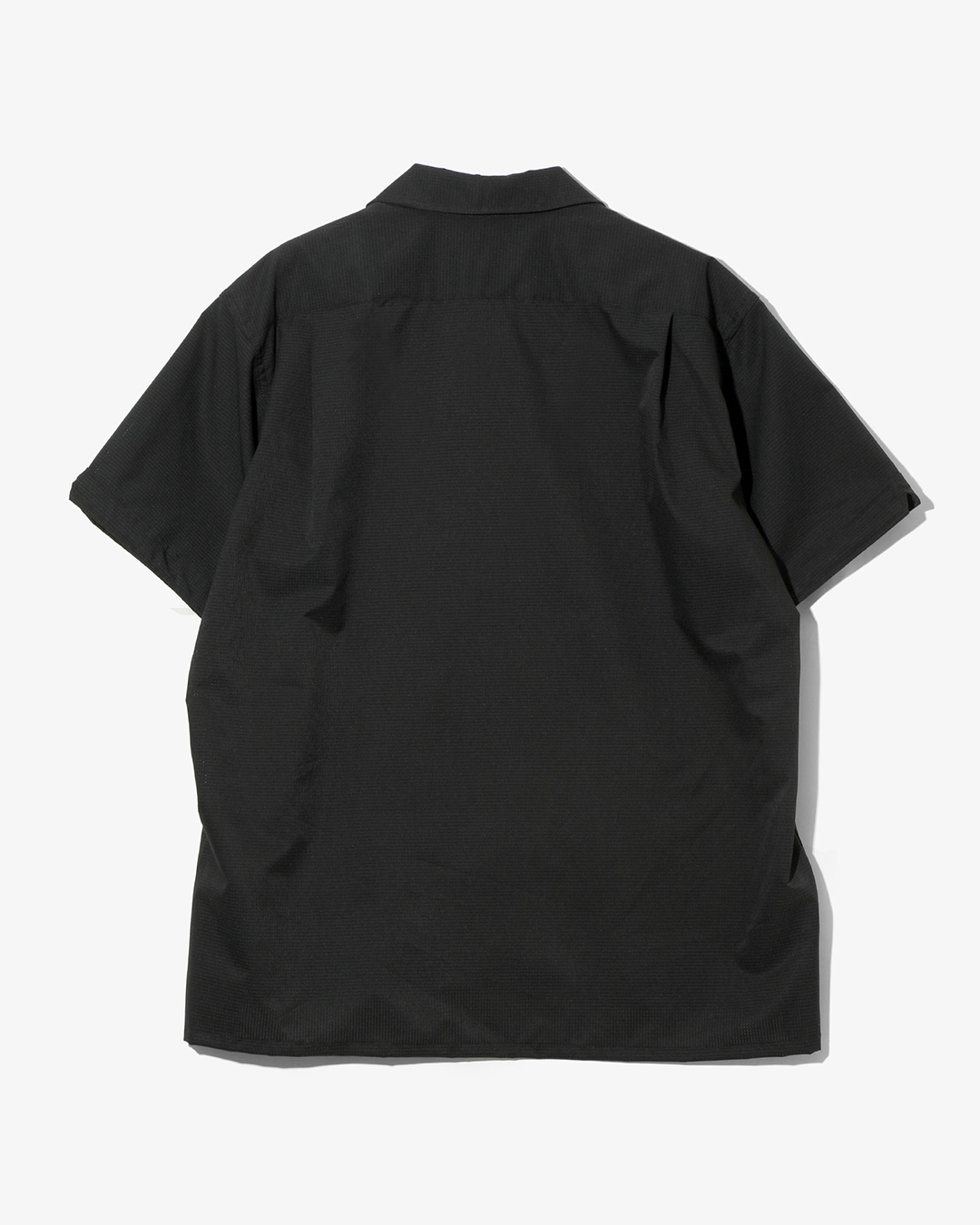 Camp Shirt - Black Polyester Mesh ¥36,300