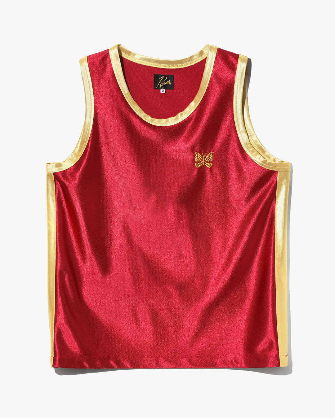 Papillon Emb. Side Line Tank Top - Tricot Sateen ¥12,100