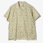 Camp Shirt - Yellow Small Floral Cotton Lawn ¥38,500