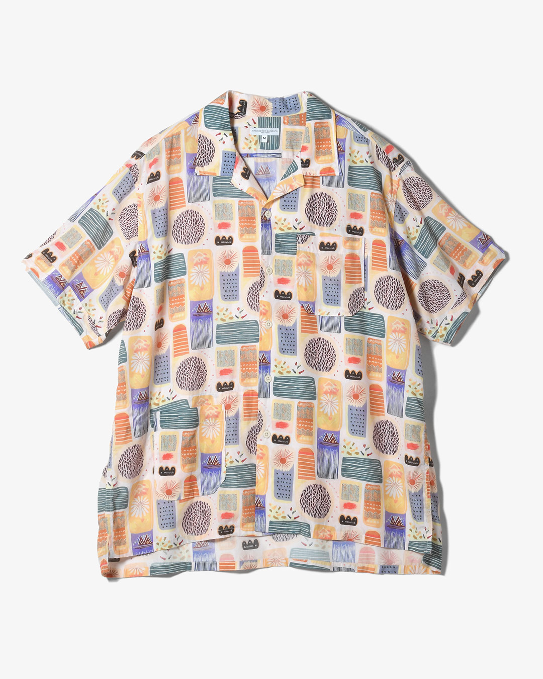 Camp Shirt - Multi Color Tencel Jamaican Print ¥35,200