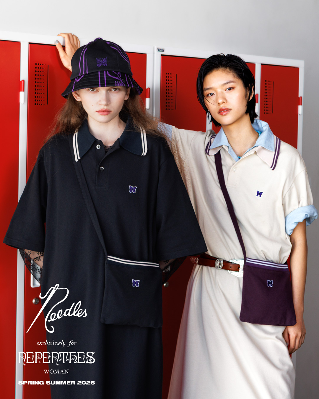 〈NEEDLES〉スポーツシックな新作ポロドレス
