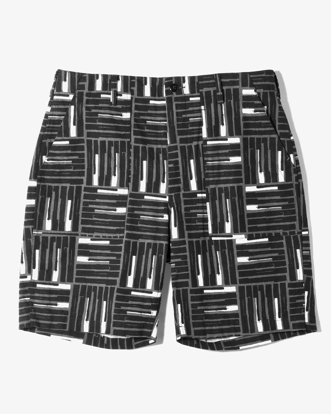 FATIGUE SHORT - COTTON TILE PRINT CANVAS ¥35,200