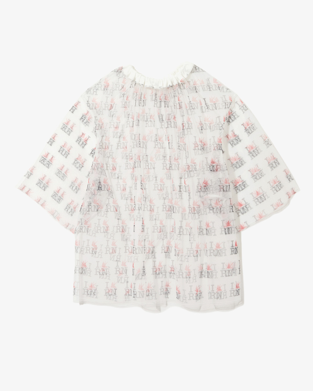 Crew Neck Shirt - Original Printed Tulle ¥29,700
