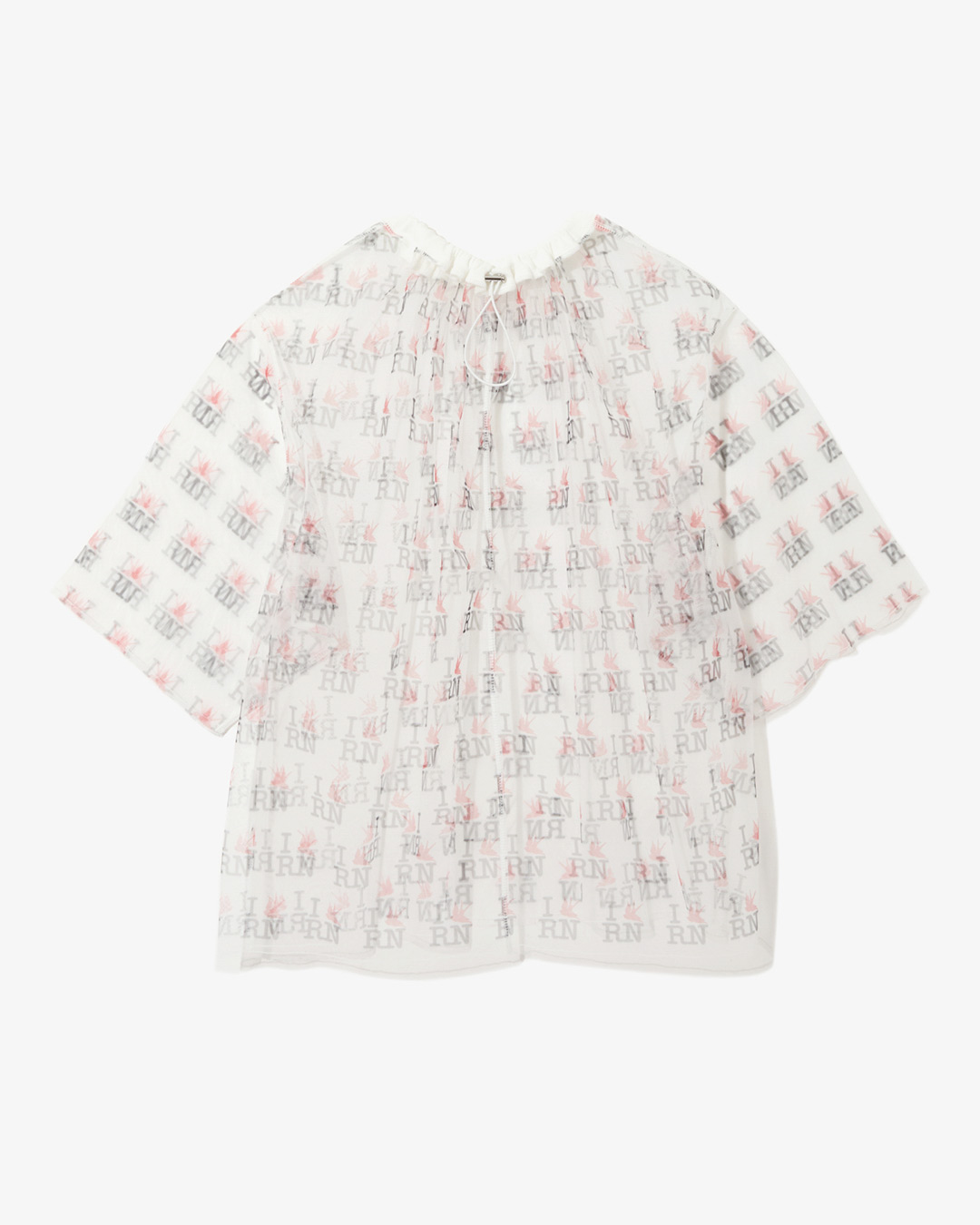 Crew Neck Shirt - Original Printed Tulle ¥29,700
