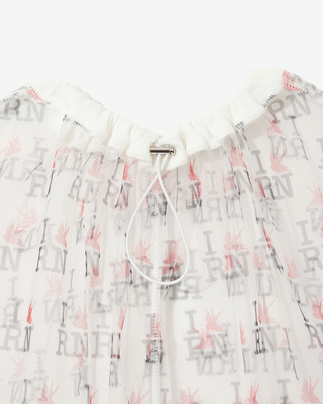 Crew Neck Sleeveless Dress - Original Printed Tulle ¥35,200