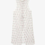 Crew Neck Sleeveless Dress - Original Printed Tulle ¥35,200