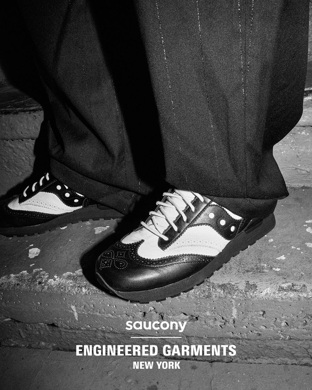 〈EG〉x〈Saucony〉6月6日（土）発売 2トーンカラーのウィングチップシューズが登場 