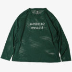 L/S CREW NECK SHIRT - KNIT MESH/S2W8 ¥15,400
