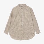 19 Century BD Shirt - Ivory Brushed Cotton Tattersall ¥36,300