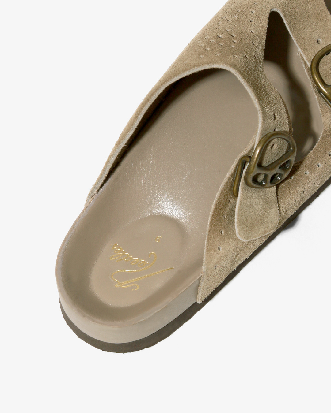 DOUBLE STRAP SANDAL - SUEDE ¥47,300