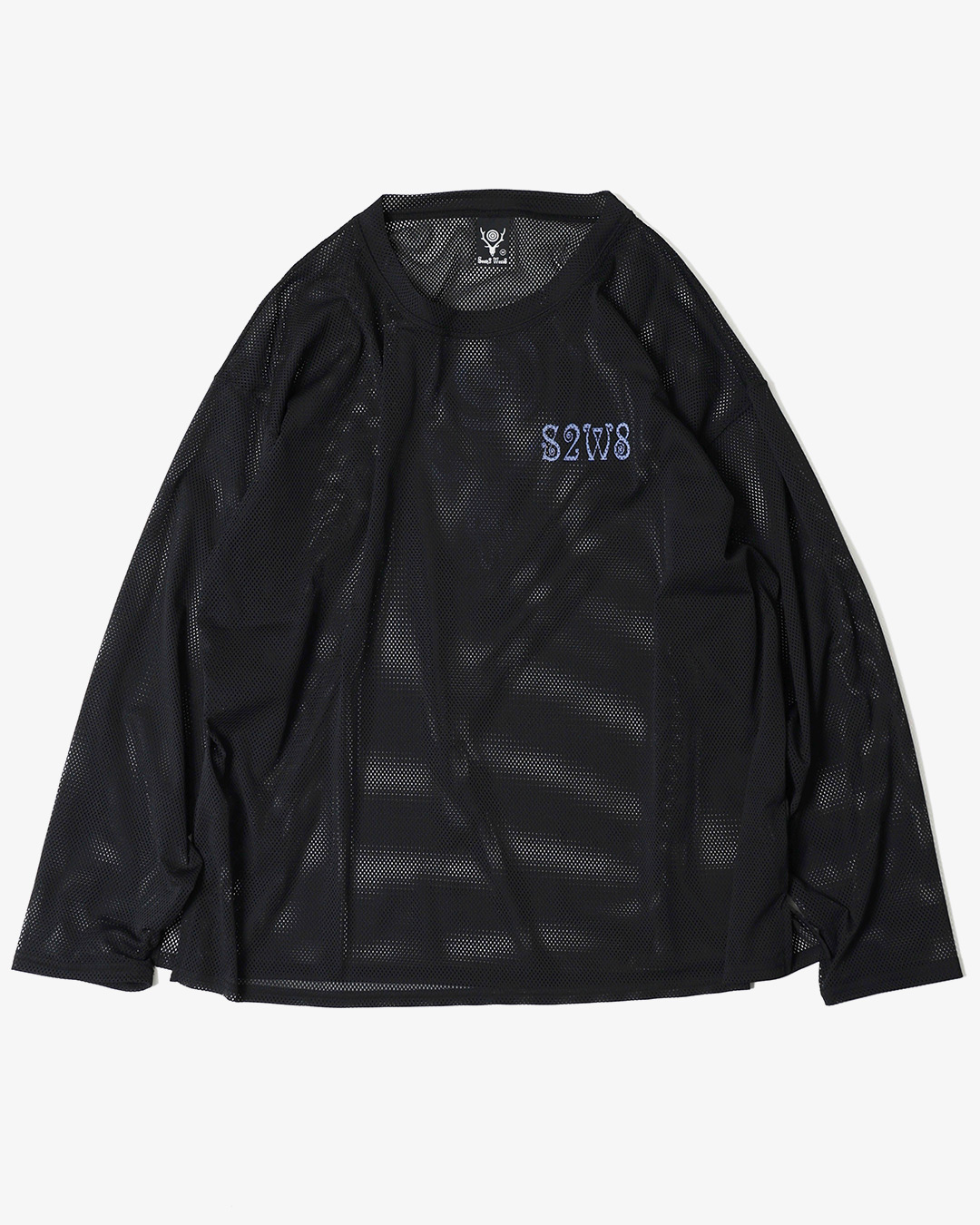 L/S CREW NECK SHIRT - KNIT MESH/S2W8 ¥15,400