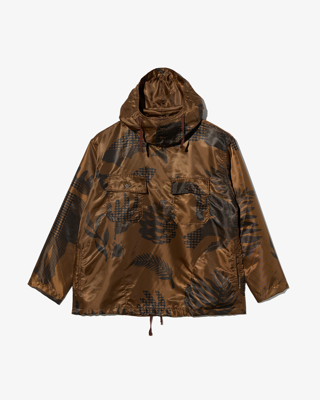 Cagoule Shirt - Brown Animal Print Polyester Pilot Twill ¥50,600