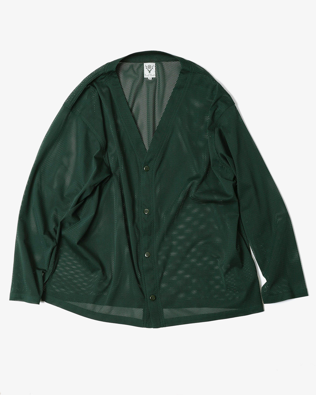 V-NECK CARDIGAN - KNIT MESH ¥16,500