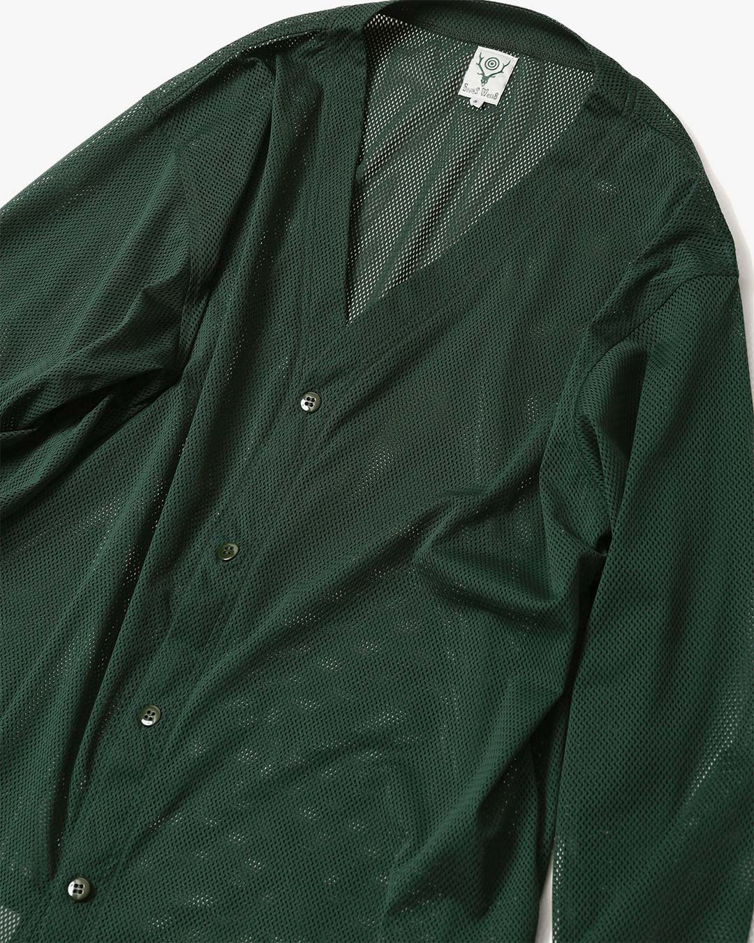 V-NECK CARDIGAN - KNIT MESH ¥16,500