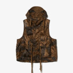 Field Vest - Brown Animal Print Polyester Pilot Twill ¥53,900
