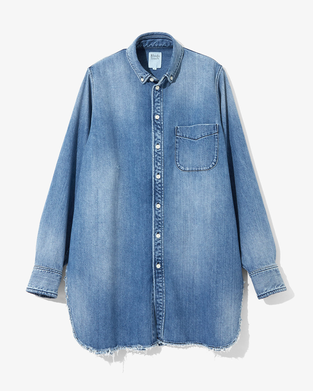 Button-down Shirt - Damaged Denim ¥41,800