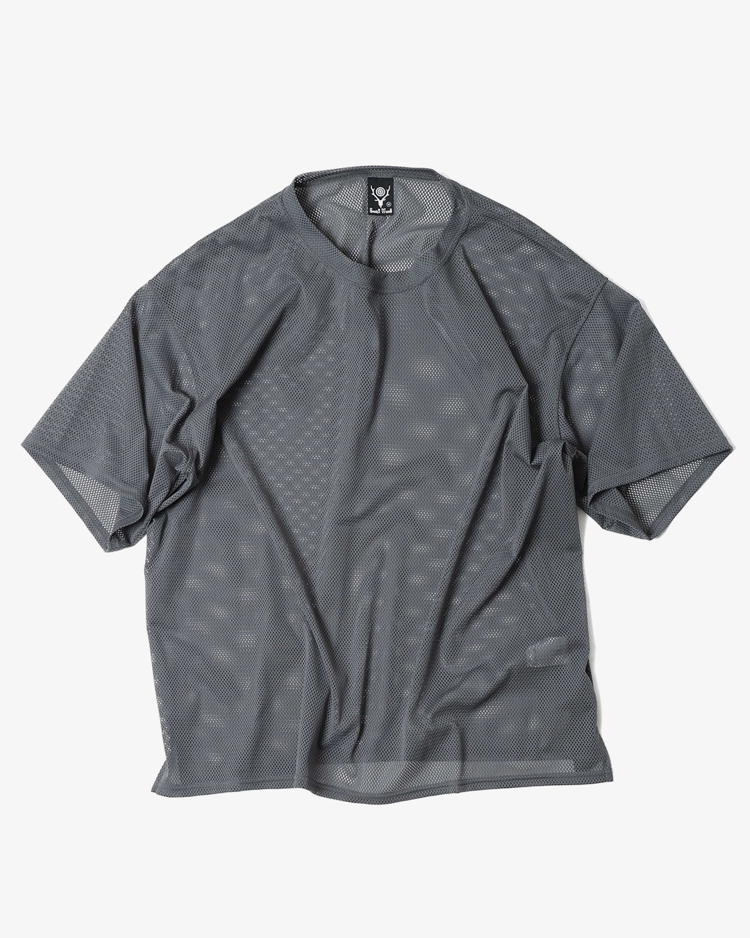 S/S CREW NECK SHIRT - KNIT MESH ¥12,100