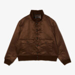 A-1 Jacket - Brown Polyester Fake Suede ¥79,200