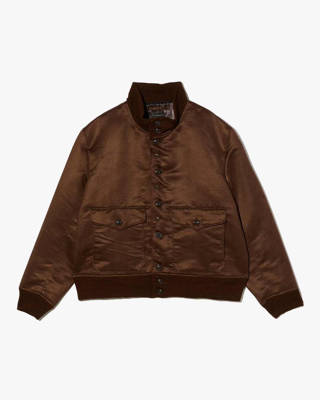 A-1 Jacket - Brown Polyester Fake Suede ¥79,200