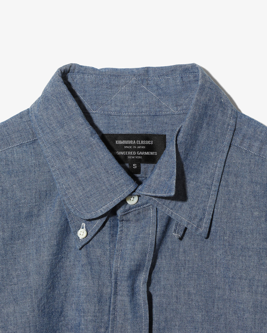 EG Four Collar Shirt - Chambray ¥38,500