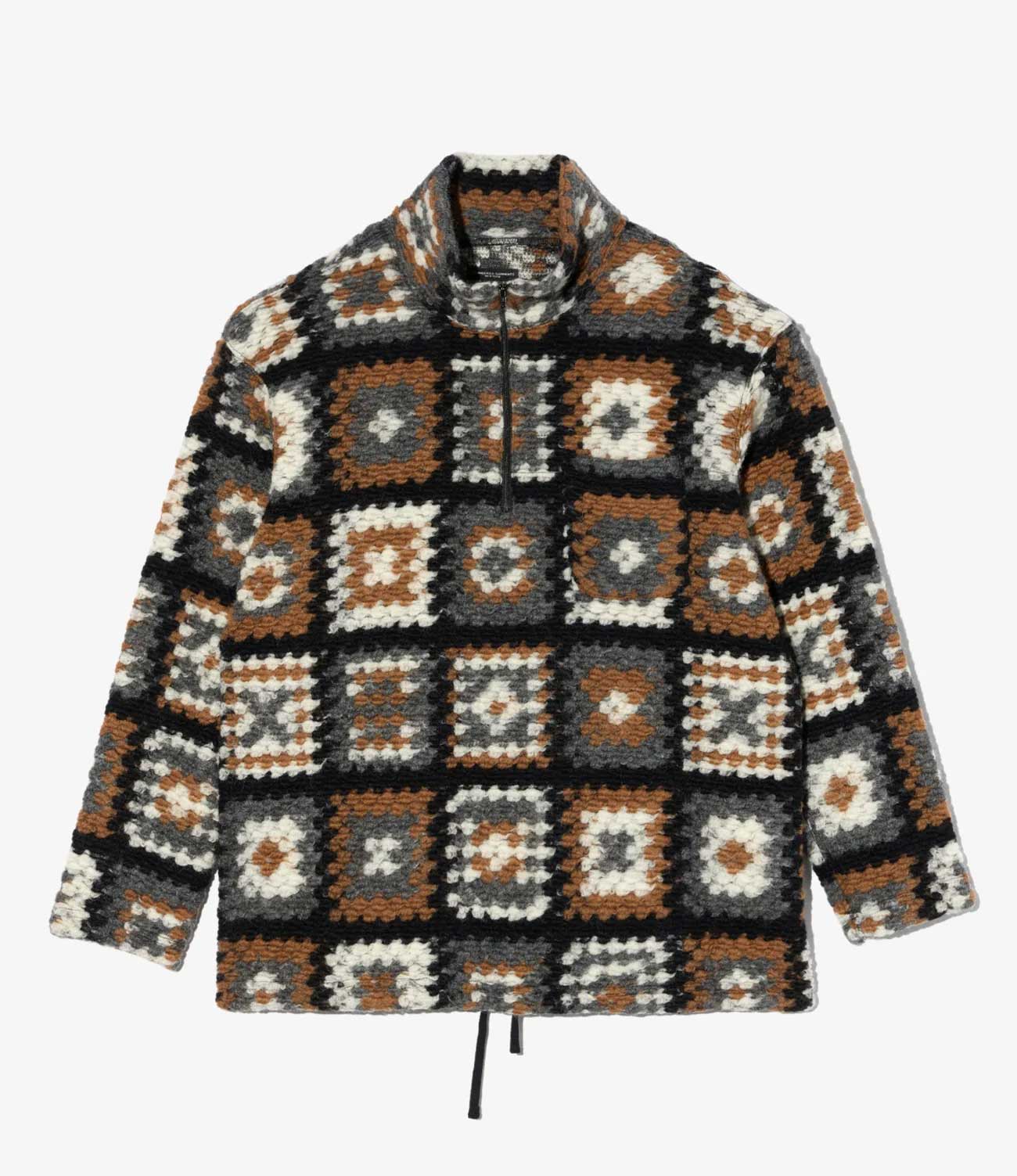 ENGINEERED GARMENTS ZIP MOCK NECK