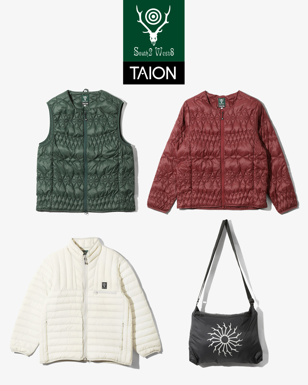 〈S2W8〉x〈TAION〉防寒性とデザインを両立させたコラボプロダクトが10月16日（金）発売